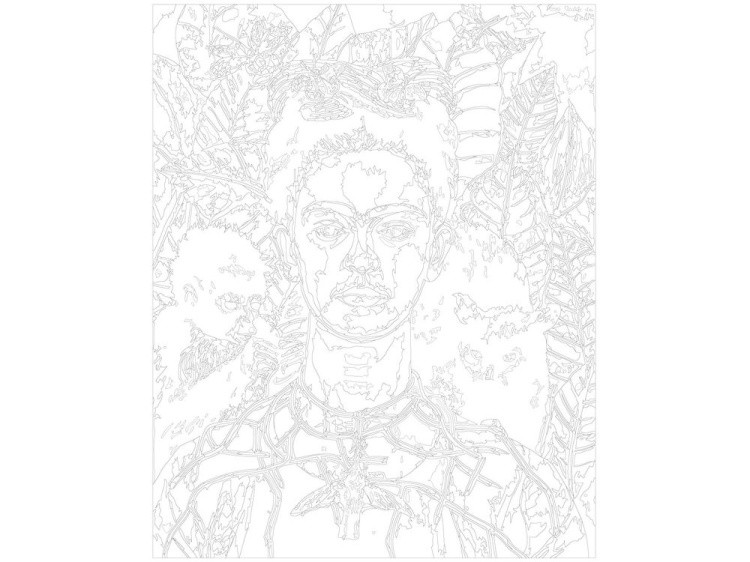 Картина по номерам «Фрида Кало. Автопортрет» — картинка 3