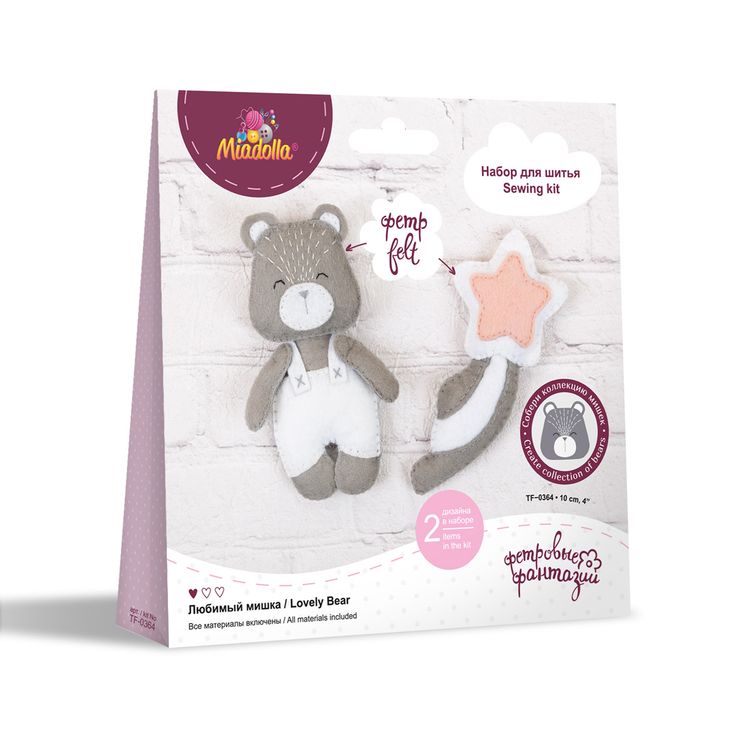 Набор для шитья «Любимый мишка» — картинка 4