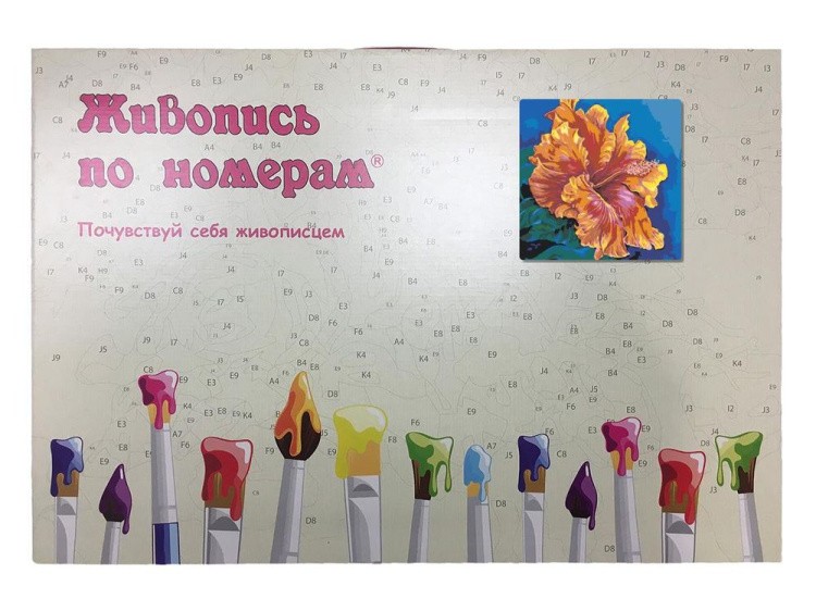 Картина по номерам «Яркий цвет» — картинка 3