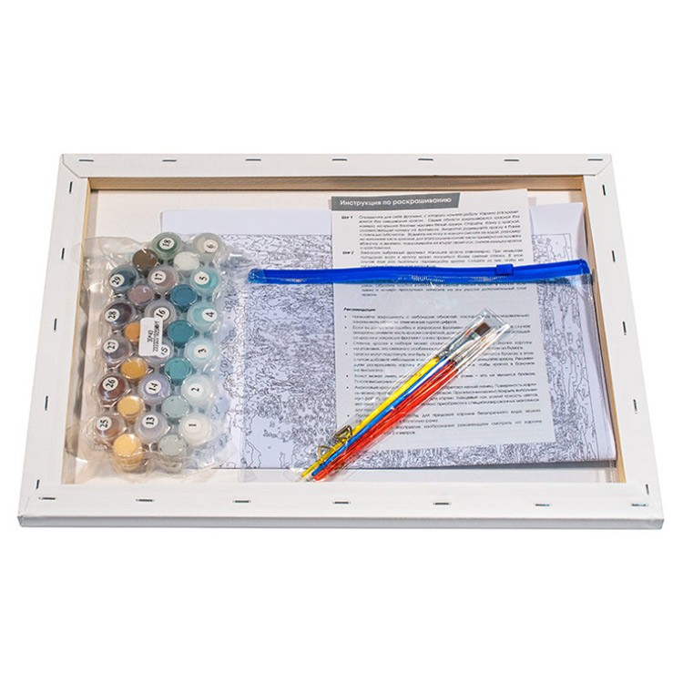 Картина по номерам «Кот манул» — картинка 3