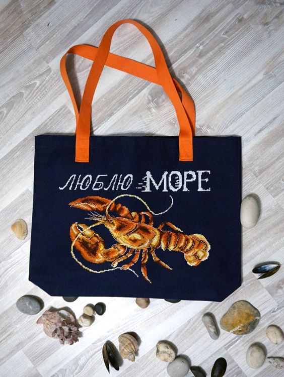 Набор для вышивания «Сумка. Люблю море» — картинка 2