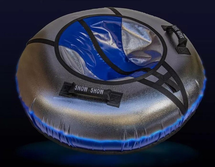 Детская зимняя ватрушка тюбинг для катания 105 см — картинка 5