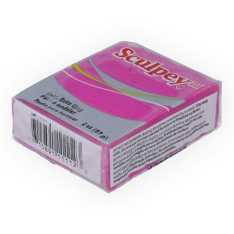 Полимерная глина Sculpey III, цвет: 1112 лилово-жемчужный, 85 г — картинка 2