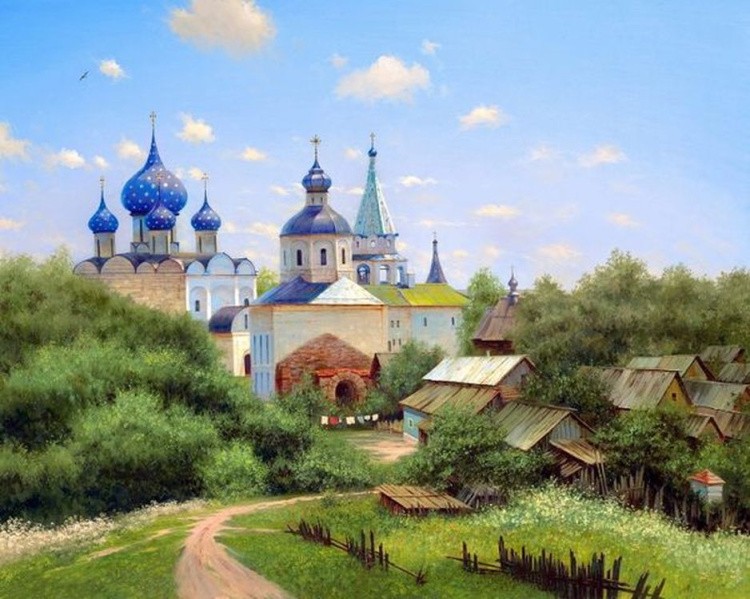 Картина по номерам «Православный собор»