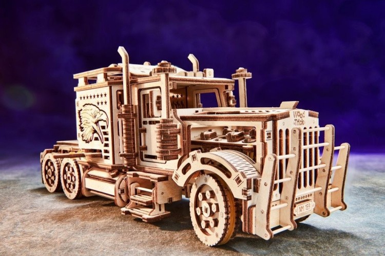 Конструктор из дерева «Тягач Биг Риг», Wood Trick — картинка 4