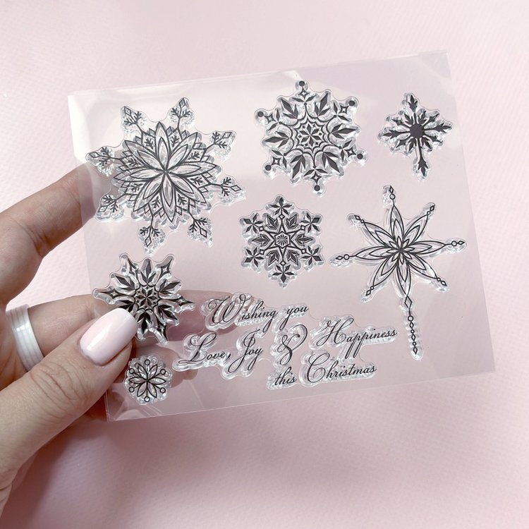 Силиконовые вкладыши со снежинками №4 — картинка 2