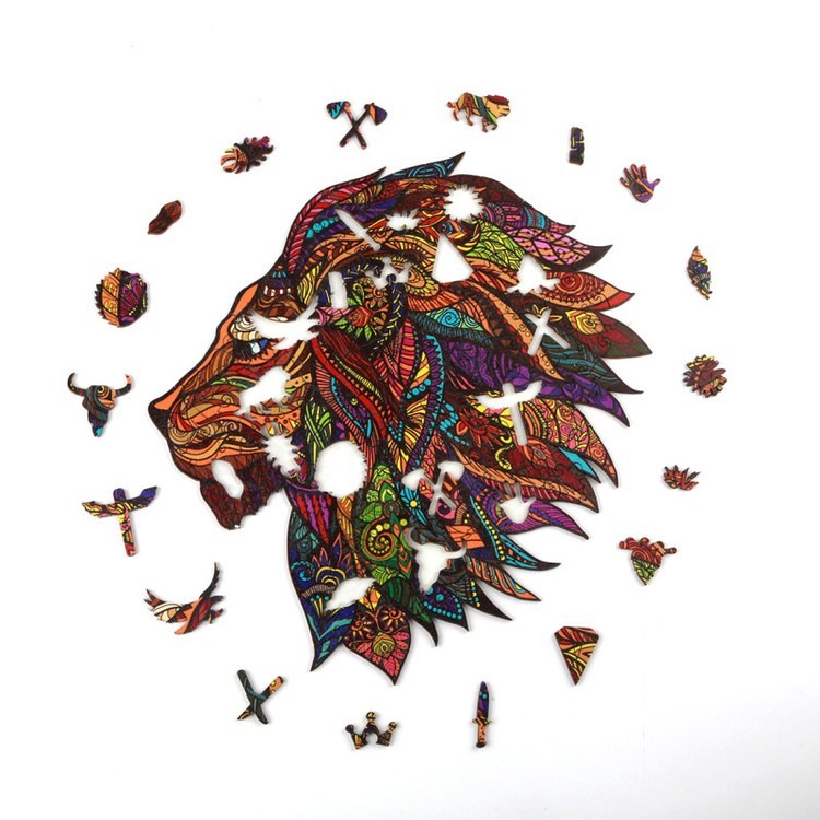 Деревянные пазлы «Король Джунглей S», Woodbests — картинка 2