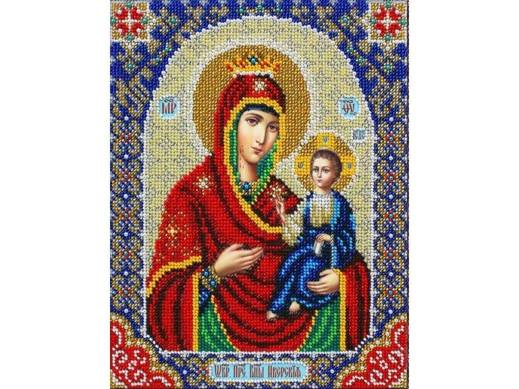 Набор вышивки бисером «Богородица Иверская»