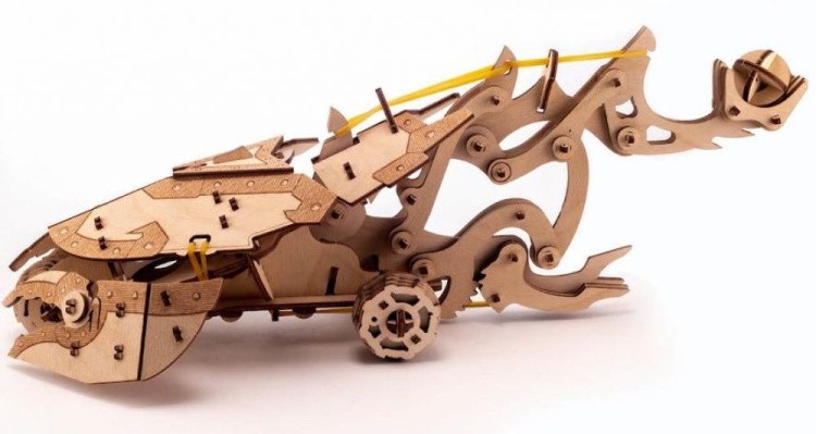 Конструктор из дерева «Катапульта SCORPIO», UNIWOOD — картинка 2