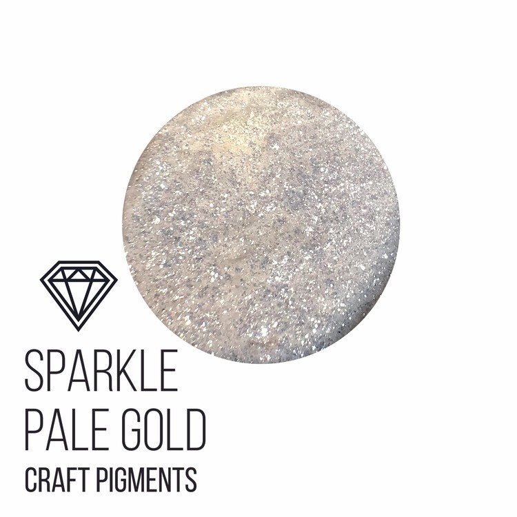 Пигмент минеральный Sparkle Pale Gold 25 мл, CraftPigments