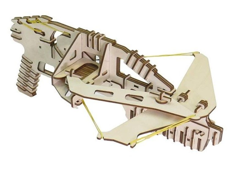 Конструктор из дерева Арбалет средний (22 заряда), Паркматика — картинка 2