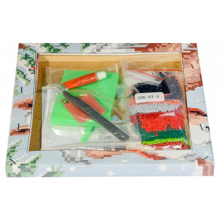 Алмазная вышивка «Белогривая лошадка» — картинка 3