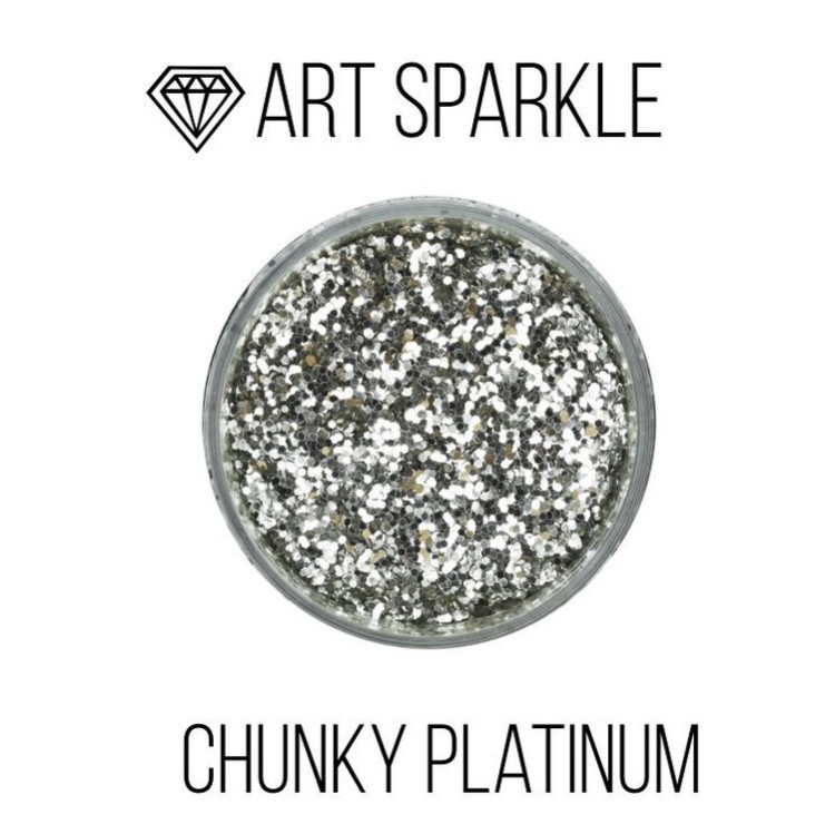 Глиттер крупный Chunky Platinum, 50 г, Craftsmen.store