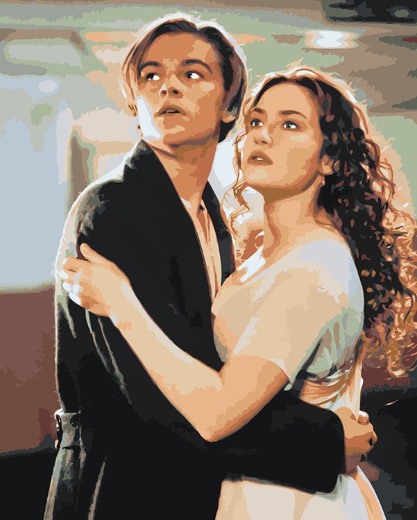 Картина по номерам «Титаник: Джек и Роза»