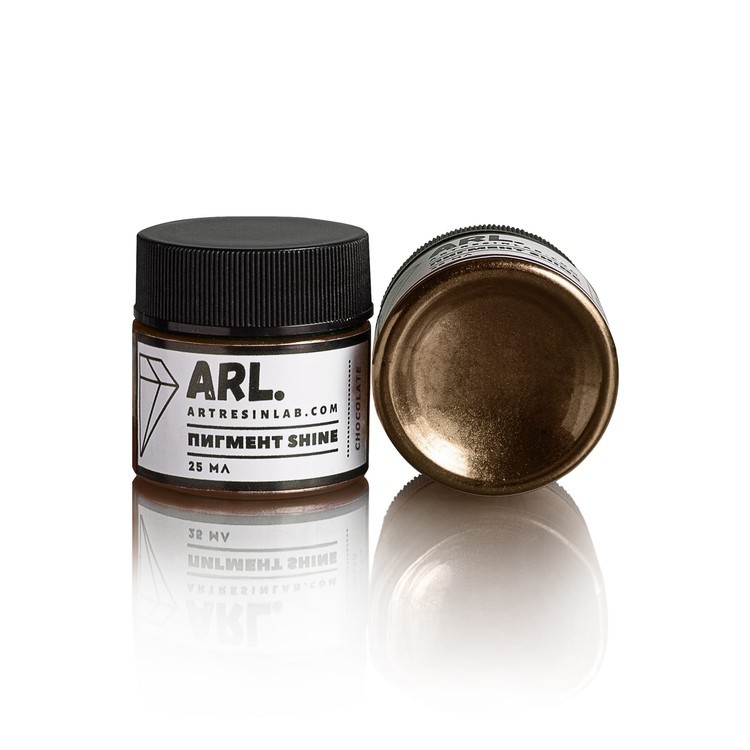 Пигмент SHINE CHOCOLATE, шоколад 25 мл, Art Resin LAB — картинка 2