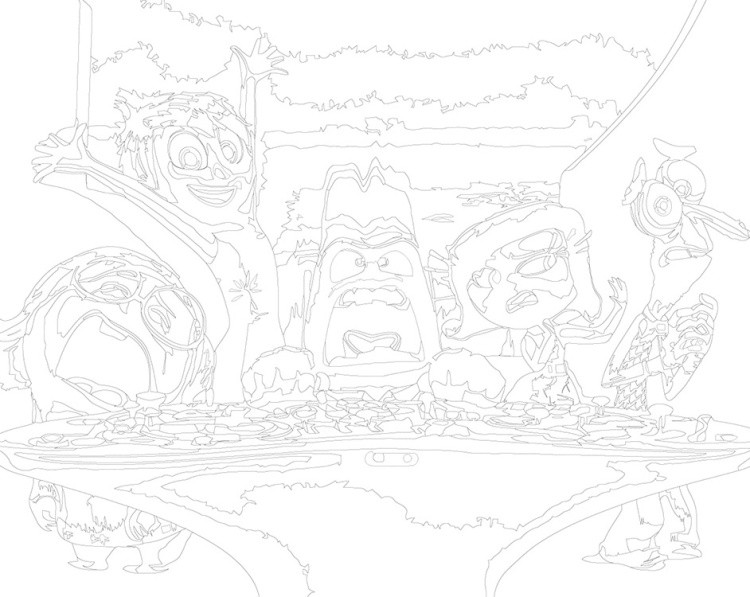 Картина по номерам «Головоломка 2: Герои, мультики 40x50» — картинка 3