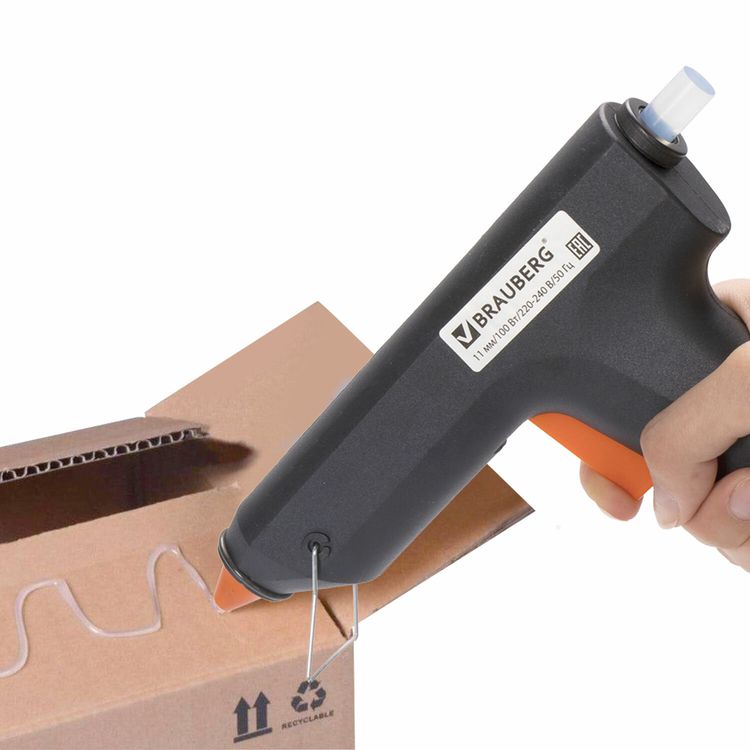 Клеевой пистолет 100 Вт, для стержня 11 мм, Brauberg — картинка 5
