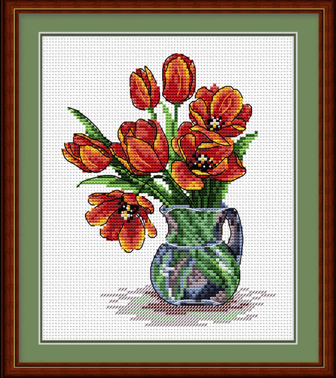 Набор для вышивания «Весенние тюльпаны»