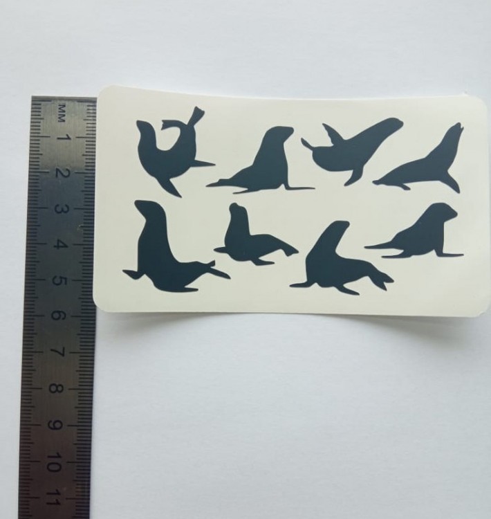 №914 Наклейка (Черные) Sticker, Art Blong — картинка 4