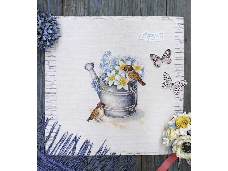 Набор для вышивания «Поклонники нарциссов» — картинка 2