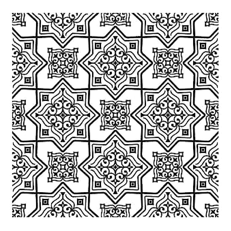 Текстурный лист «Марокканская плитка», Craft&Clay