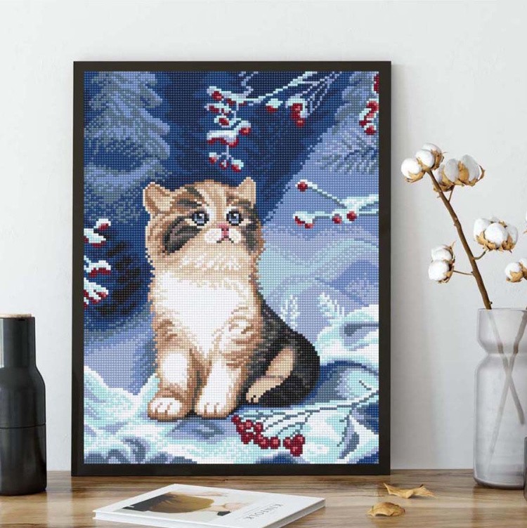 Алмазная вышивка «Пушистое счастье» — картинка 3