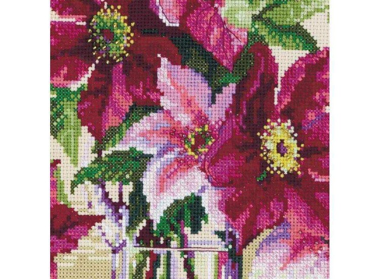 Набор для вышивания «Клематисы» — картинка 4