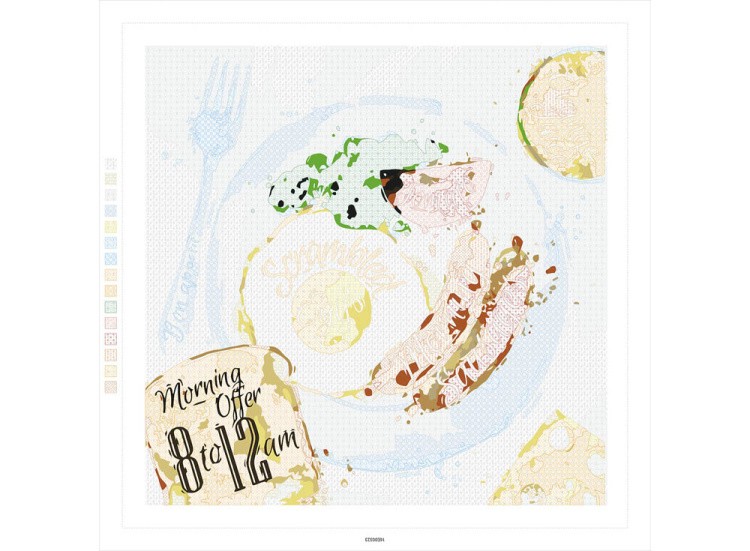 Картина по номерам «Воскресный завтрак» — картинка 3