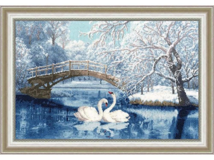 Набор для вышивания «Белые лебеди» — картинка 2