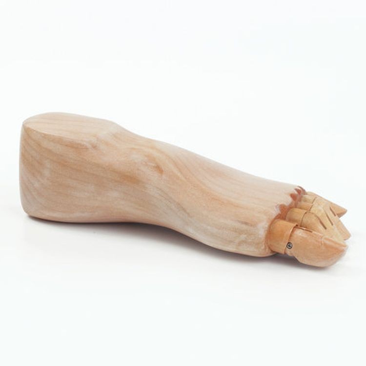 Манекен художественный «Стопа», длина 25 см., мужская левая, дерево, BRAUBERG ART CLASSIC  — картинка 2