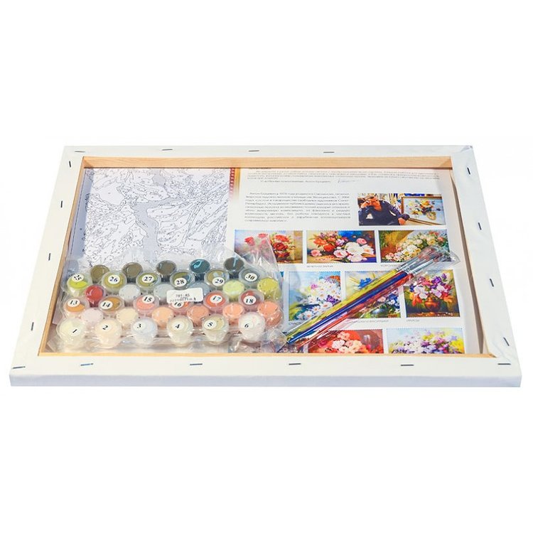 Картина по номерам «Роза» — картинка 3