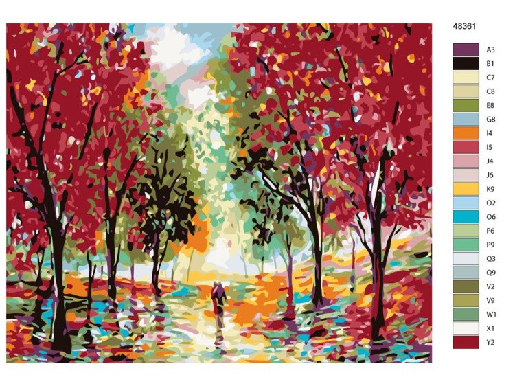 Картина по номерам «Краски осени» — картинка 2