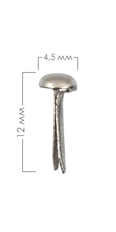 Набор брадсов, 4,5x12 мм, 30 шт., цвет: под серебро, Mr.Painter — картинка 2