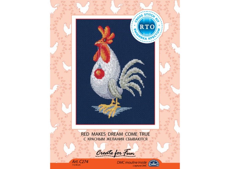 Набор для вышивания «С красным желания сбываются» — картинка 2