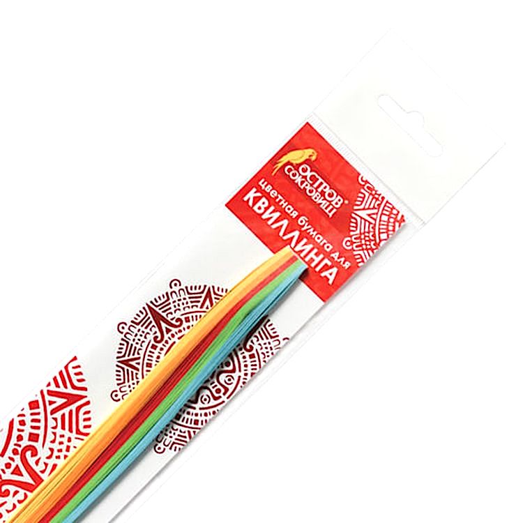 Бумага для квиллинга «Яркие цвета», 5 цв., 100 полос, 3х300 мм — картинка 3