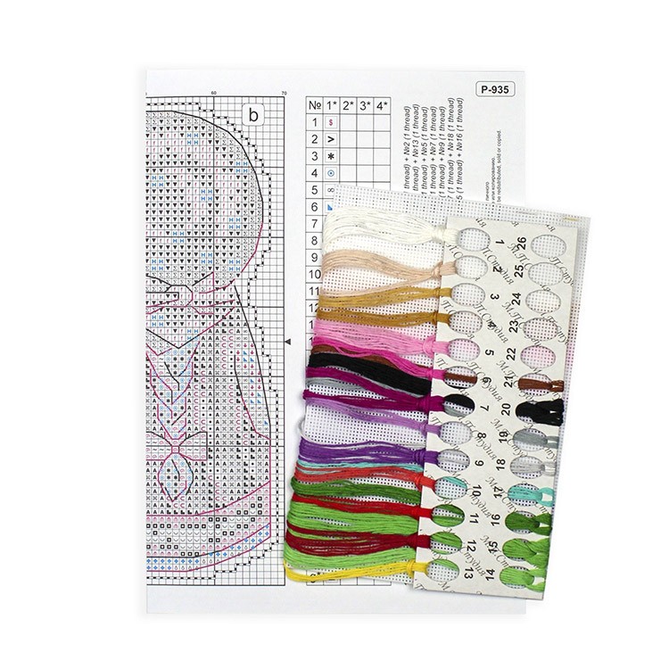 Набор для вышивания «Встречаем весну. Девочка» — картинка 3