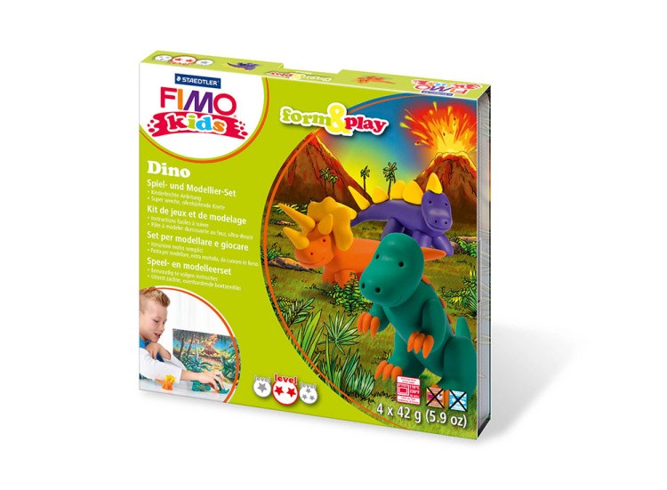 Набор FIMO Kids form&play «Дино»
