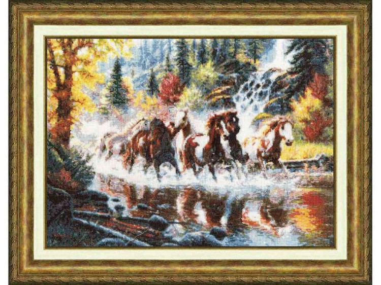 Набор для вышивания «Мустанги» — картинка 2