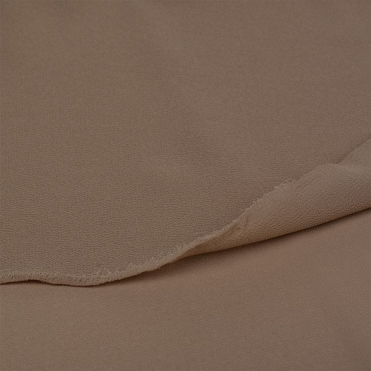 Ткань Креп-шифон, 5 м, ширина 150 см, 105 г/м2, цвет: какао, TBY — картинка 4