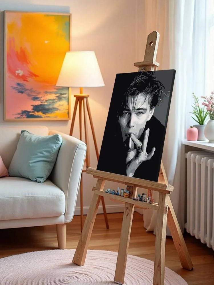 Картина по номерам «Леонардо ди Каприо» — картинка 9