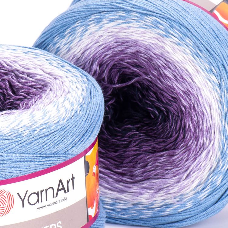 Пряжа YarnArt Flowers (264), мультиколор, 5 шт. по 250 г — картинка 2