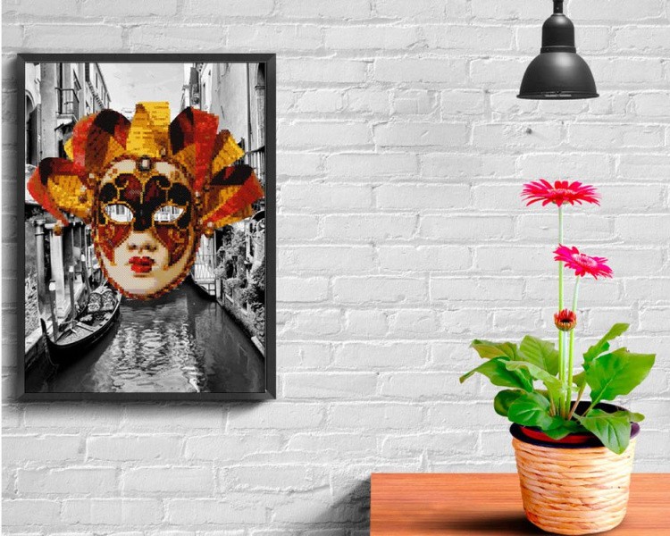 Алмазная вышивка «Венецианский карнавал» — картинка 2