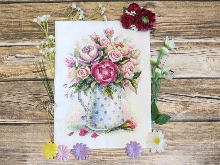 Набор для вышивания «Букетик милых роз» — картинка 2