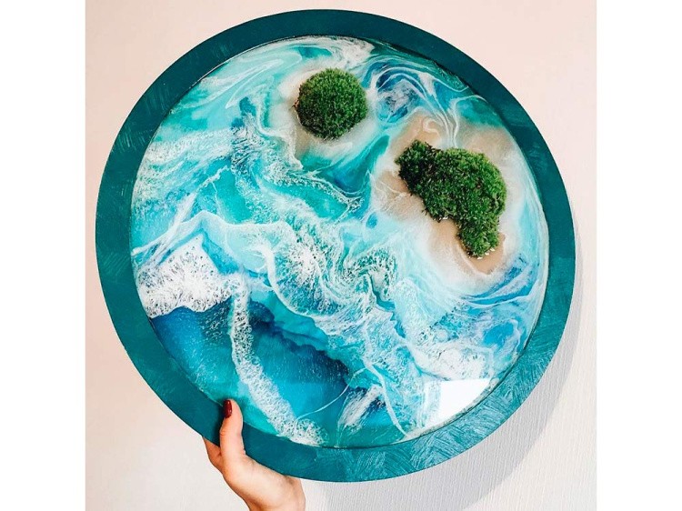 Ягель стабилизированный зеленый, ResinArt — картинка 4