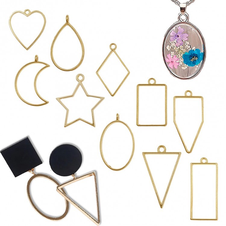 Набор металлических молдов под золото, 10 элементов — картинка 2