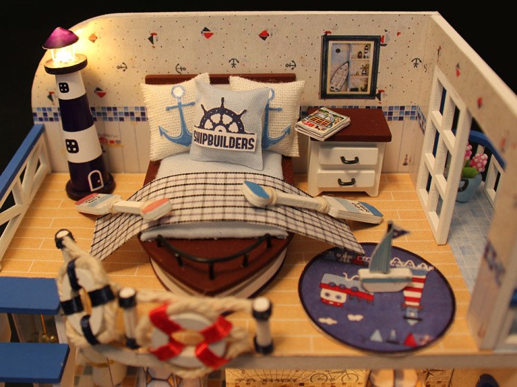 Набор для создания миниатюры (румбокс) «Домик у моря» — картинка 7