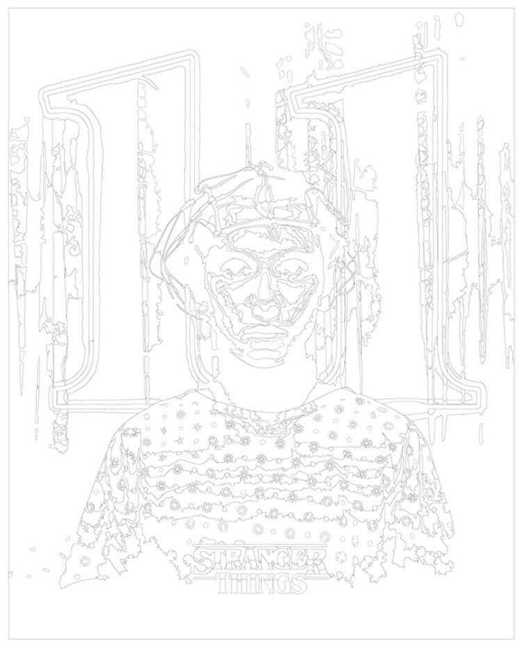 Картина по номерам ОСД Очень странные дела — картинка 3