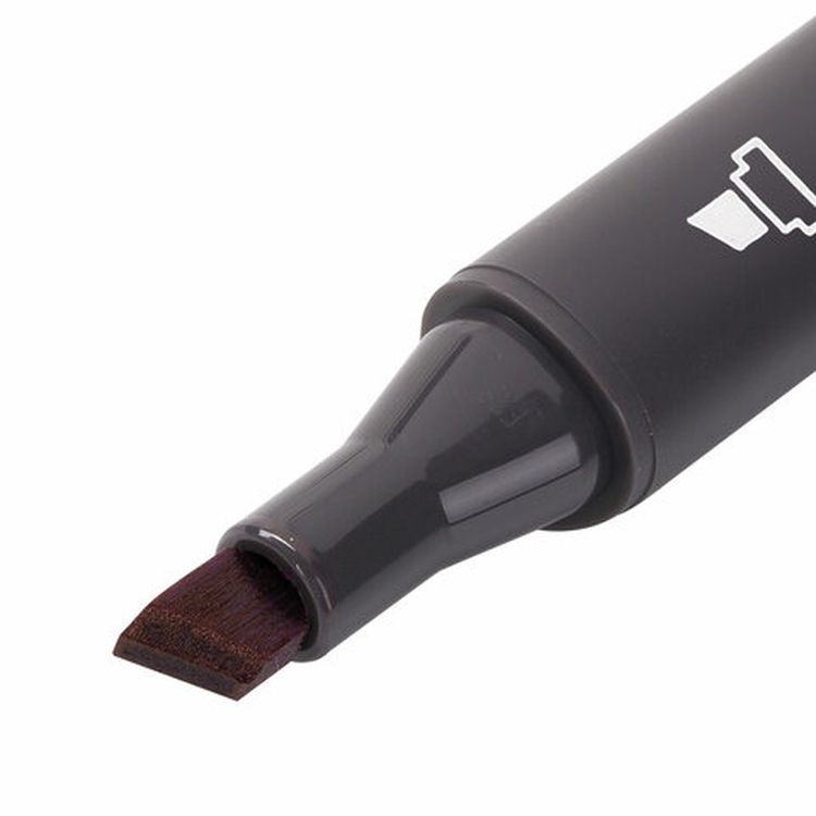 Маркер для скетчинга двусторонний 1 мм - 6 мм BRAUBERG ART CLASSIC, цвет: вишневый — картинка 3