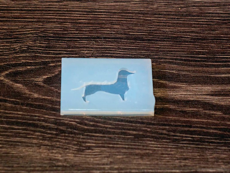 Молд силиконовый Такса, ResinArt