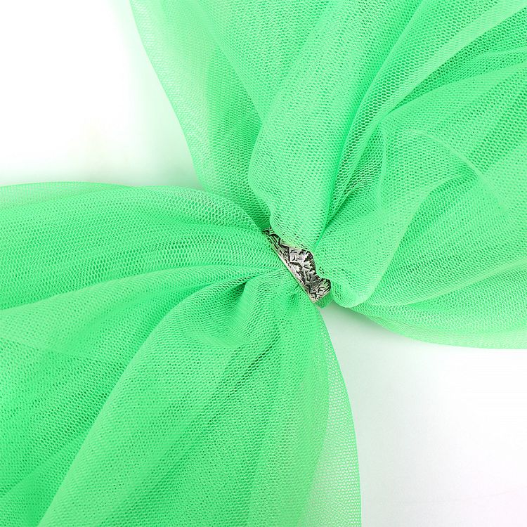 Сетка KRUZHEVO стрейч матовая, 10 м, ширина 150 см, 40 г/м², цвет: 60 неон салат — картинка 4